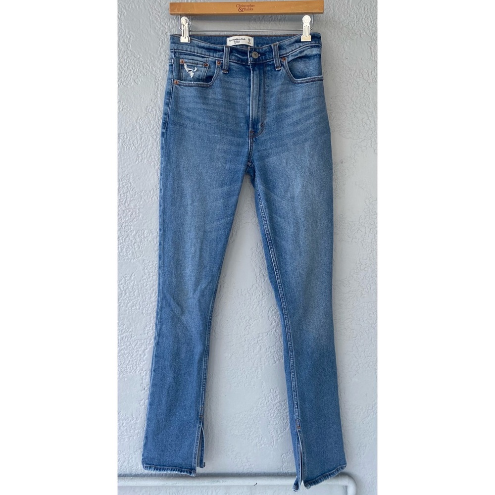 Abercrombie & Fitch The Skinny High Rise Classic Blue Women's Jeans